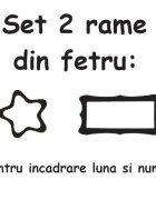 drool Set 2 rame din fetru pentru Paturica Millestone