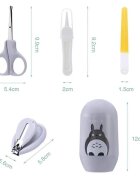 drool Set 4 piese pentru ingrijirea unghiilor bebelusului Catel Roz