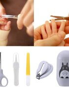 drool Set 4 piese pentru ingrijirea unghiilor bebelusului Urs Mov
