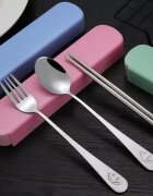 drool Set de tacamuri pentru calatorii Roz