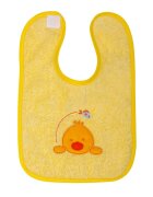 DUETBABY Set 2 Bavete din bumbac cu inchidere tip Velcro Yellow