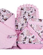DUETBABY Set multifunctional complet pentru bebelusi cu 5 piese Minky Rabbit