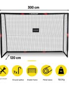 Dunlop Poarta de fotbal 300x200x120 cm