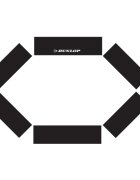 Dunlop Poarta de fotbal pliabila 50x44x44