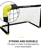 Dunlop Poarta de fotbal pliabila 90x59x61 cm