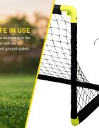 Dunlop Poarta de fotbal pliabila 90x59x61 cm
