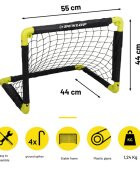 Dunlop Set 2 porti de fotbal pliabile 50x44x44
