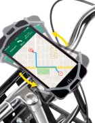 Dunlop Suport telefon pentru cadru bicicleta Gri