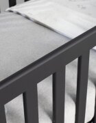 E-Kids Patut bebelusi din mdf 120x60 cm transformabil in sofa Elisabeth II Noce + Saltea Cocos