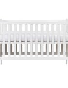 E-Kids Patut bebelusi din mdf 120x60 cm transformabil in sofa Elisabeth II White