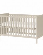 E-Kids Patut pentru bebelusi 120x60 cm Elisabeth II Beige material mdf transformabil in Sofa