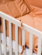 E-Kids Set lenjerie pentru patut cu 6 piese din bumbac 120x60 cm Brown