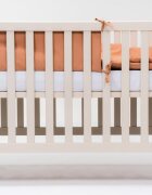 E-Kids Set lenjerie pentru patut cu 6 piese din bumbac 120x60 cm Brown