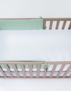 E-Kids Set lenjerie pentru patut cu 6 piese din bumbac 120x60 cm Mint