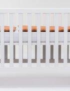 E-Kids Set lenjerie pentru patut cu 6 piese din bumbac 120x60 cm Peach