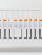 E-Kids Set lenjerie pentru patut cu 6 piese din bumbac 120x60 cm Peach