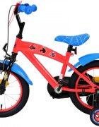 EandL Cycles Bicicleta EL Spiderman CB 14 inch roti din cauciuc gonflabile roti ajutatoare scaun si ghidon ajustabile