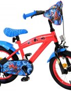 EandL Cycles Bicicleta EL Spiderman CB 14 inch roti din cauciuc gonflabile roti ajutatoare scaun si ghidon ajustabile