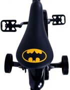EandL Cycles Bicicleta pentru copii EL Batman 14 inch ND frana de mana pe roata din fata scaun si ghidon reglabil spite metalice roti gonflabile stopuri reflectorizante
