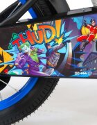 EandL Cycles Bicicleta pentru copii EL Batman 16 inch frana de mana pe ambele roti scaun si ghidon reglabil spite roti gonflabile