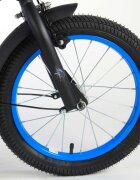 EandL Cycles Bicicleta pentru copii EL Batman 16 inch frana de mana pe ambele roti scaun si ghidon reglabil spite roti gonflabile