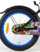 EandL Cycles Bicicleta pentru copii EL Batman 18 inch frana de mana tip V roata fata scaun si ghidon reglabil roti gonflabile