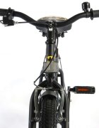 EandL Cycles Bicicleta pentru copii EL Batman 18 inch frana de mana tip V roata fata scaun si ghidon reglabil roti gonflabile