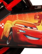 EandL Cycles Bicicleta pentru copii EL Disney Cars 12 inch CB frana de mana pe roata fata scaun si ghidon reglabil spite metalice roti gonflabile stopuri reflectorizante