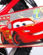 EandL Cycles Bicicleta pentru copii EL Disney Cars 14 inch frana de mana pe ambele roti scaun si ghidon reglabil sticla de apa spite roti gonflabile