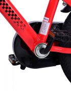 EandL Cycles Bicicleta pentru copii EL Disney Cars 14 inch FW frana de mana pe ambele roti scaun si ghidon reglabil roti gonflabile stopuri reflectorizante