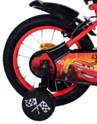 EandL Cycles Bicicleta pentru copii EL Disney Cars 14 inch FW frana de mana pe ambele roti scaun si ghidon reglabil roti gonflabile stopuri reflectorizante