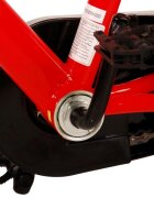 EandL Cycles Bicicleta pentru copii EL Disney Cars 16 inch CB frana de mana pe roata fata scaun si ghidon reglabil roti gonflabile stopuri reflectorizante roti ajutatoare demontabile