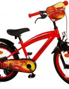 EandL Cycles Bicicleta pentru copii EL Disney Cars 16 inch CB frana de mana pe roata fata scaun si ghidon reglabil roti gonflabile stopuri reflectorizante roti ajutatoare demontabile