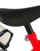 EandL Cycles Bicicleta pentru copii EL Disney Cars 16 inch frana de mana pe ambele roti scaun si ghidon reglabil sticla de apa spite roti gonflabile