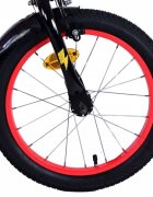 EandL Cycles Bicicleta pentru copii EL Disney Cars 16 inch ND frana de mana pe ambele roti scaun si ghidon reglabil sticla de apa spite roti gonflabile stopuri reflectorizante