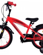 EandL Cycles Bicicleta pentru copii EL Disney Cars 16 inch ND frana de mana pe ambele roti scaun si ghidon reglabil sticla de apa spite roti gonflabile stopuri reflectorizante