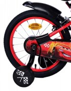 EandL Cycles Bicicleta pentru copii EL Disney Cars 16 inch ND frana de mana pe ambele roti scaun si ghidon reglabil sticla de apa spite roti gonflabile stopuri reflectorizante