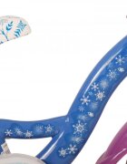 EandL Cycles Bicicleta pentru copii EL Disney Frozen 12 inch CB frana de mana pe roata fata scaun si ghidon reglabil spite metalice roti gonflabile stopuri reflectorizante
