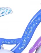 EandL Cycles Bicicleta pentru copii EL Disney Frozen 14 inch ND frana de mana pe roata fata scaun si ghidon reglabil cosulet pe ghidon roti gonflabile stopuri reflectorizante