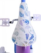 EandL Cycles Bicicleta pentru copii EL Disney Frozen 16 inch ND frana de mana pe roata din fata scaun si ghidon reglabil cosulet pe ghidon roti gonflabile stopuri reflectorizante