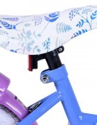 EandL Cycles Bicicleta pentru copii EL Disney Frozen 16 inch ND frana de mana pe roata din fata scaun si ghidon reglabil cosulet pe ghidon roti gonflabile stopuri reflectorizante