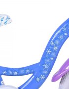 EandL Cycles Bicicleta pentru copii EL Disney Frozen 16 inch ND frana de mana pe roata din fata scaun si ghidon reglabil cosulet pe ghidon roti gonflabile stopuri reflectorizante