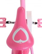 EandL Cycles Bicicleta pentru copii EL Disney Princess 12 inch frana de mana roata fata scaun si ghidon reglabil cosulet pe ghidon roti gonflabile