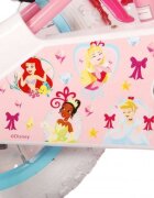 EandL Cycles Bicicleta pentru copii EL Disney Princess 14 inch Pink ND frana de mana pe ambele roti scaun si ghidon reglabil spite metalice roti gonflabile stopuri reflectorizante