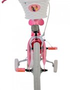 EandL Cycles Bicicleta pentru copii EL Disney Princess 16 inch frana de mana pe roata din fata scaun si ghidon reglabil spite metalice roti gonflabile stopuri reflectorizante