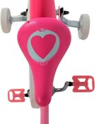 EandL Cycles Bicicleta pentru copii EL Disney Princess 16 inch frana de mana pe roata din fata scaun si ghidon reglabil spite metalice roti gonflabile stopuri reflectorizante