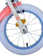 EandL Cycles Bicicleta pentru copii EL Disney Stitch 14 inch frana de mana pe ambele roti scaun si ghidon reglabil spite metalice roti gonflabile stopuri reflectorizante