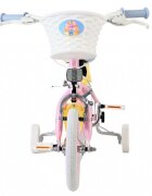 EandL Cycles Bicicleta pentru copii EL Disney Stitch Girls 12 inch frana de mana scaun si ghidon reglabil cosulet pe ghidon spite metalice roti gonflabile stopuri reflectorizante