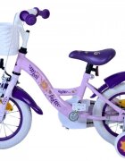 EandL Cycles Bicicleta pentru copii EL Disney Wish 12 inch frana de mana pe roata fata scaun si ghidon reglabil spite metalice roti gonflabile stopuri reflectorizante