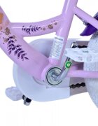 EandL Cycles Bicicleta pentru copii EL Disney Wish 12 inch frana de mana pe roata fata scaun si ghidon reglabil spite metalice roti gonflabile stopuri reflectorizante